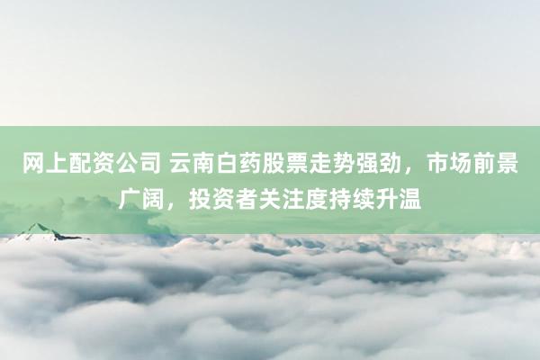 网上配资公司 云南白药股票走势强劲，市场前景广阔，投资者关注度持续升温